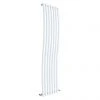Hudson Reed Revive Wave 1785 x 413mm Designer Radiator - Gloss White - HLW95 -Cheap Bathroom Heating Store HLW95 P
