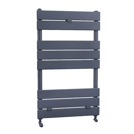 Malham Straight Flat Panel Heated Towel Rail - W500 x H840mm - Anthracite 3 Malham Straight Flat Panel Heated Towel Rail - W500 x H840mm - Anthracite