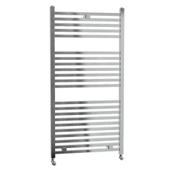 Lindley Straight Heated Towel Rail - W500 x H1110mm - Chrome