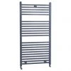 Lindley Straight Heated Towel Rail - W500 x H1110mm - Anthracite -Cheap Bathroom Heating Store HTR023 p