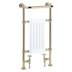 Heritage - Baby Clifton Heated Towel Rail - Vintage Gold - AHA80