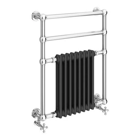Keswick Anthracite Traditional Wall Hung Towel Rail Radiator (825 x 673mm) 5 Keswick Anthracite Traditional Wall Hung Towel Rail Radiator (825 x 673mm) - Image 3