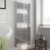 Cube Heated Towel Rail - Chrome (500 x 1200mm) -Cheap Bathroom Heating Store KUB512C p