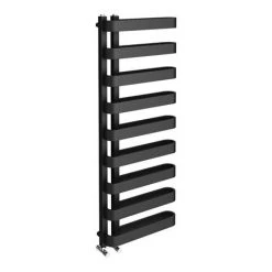 Milan Curved Anthracite 1300 x 500 Designer Flat Panel Heated Towel Rail - 9 Sections 10 Milan Curved Anthracite 1300 x 500 Designer Flat Panel Heated Towel Rail - 9 Sections -Cheap Bathroom Heating Store MCTR135A1 d4 460