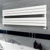 Milan Horizontal Heated Towel Rail - White (534 x 1200mm) -Cheap Bathroom Heating Store MILWHT512 p