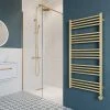 Crosswater MPRO 480 x 1140mm Electric Only Towel Rail - Brushed Brass Effect - MP48X1140FELEC -Cheap Bathroom Heating Store MP48X1140FELEC P