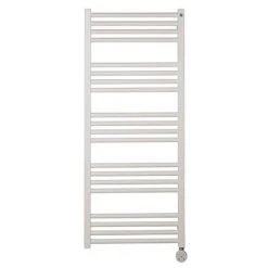 Crosswater MPRO 480 x 1140mm Electric Only Towel Rail - Matt White - MP48X1140MWELEC