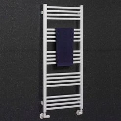 Crosswater MPRO 480 x 1140mm Heated Towel Rail - Matt White - MP48X1140MW