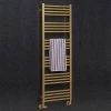 Crosswater MPRO 480 x 1380mm Heated Towel Rail - Brushed Brass Effect - MP48X13800F -Cheap Bathroom Heating Store MP48X13800F P