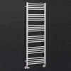 Crosswater MPRO 480 x 1380mm Heated Towel Rail - Matt White - MP48X1380MW -Cheap Bathroom Heating Store MP48X1380MW P