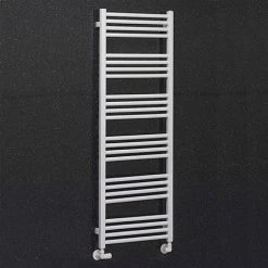 Crosswater MPRO 480 x 1380mm Heated Towel Rail - Matt White - MP48X1380MW