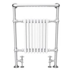 Chatsworth Savoy Traditional Radiator with Crosshead Valves -Cheap Bathroom Heating Store MTY022 KES n d2 460