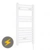 Nuie H720mm x W400mm White Electric Only Ladder Rail - MTY156 -Cheap Bathroom Heating Store MTY156 p
