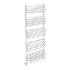 Monza 500 x 1269 White Designer D-Shaped Heated Towel Rail -Cheap Bathroom Heating Store MZ1268X5W d2 460
