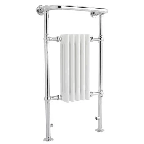 Old London - Chrome & White Tilbury Radiator - 965 x 540mm - LDR002 3 Old London - Chrome & White Tilbury Radiator - 965 x 540mm - LDR002