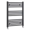 Nuie - Straight Ladder Towel Rail 700 x 500mm - Anthracite - MTY103 -Cheap Bathroom Heating Store Premier Straight Ladder Towel Rail 700 x 500mm Anthracite MTY103 n p