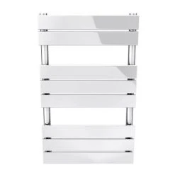 Milan 500 x 840mm Heated Towel Rail (incl. Valves + Electric Heating Kit) -Cheap Bathroom Heating Store RAD01 EHK d3 460