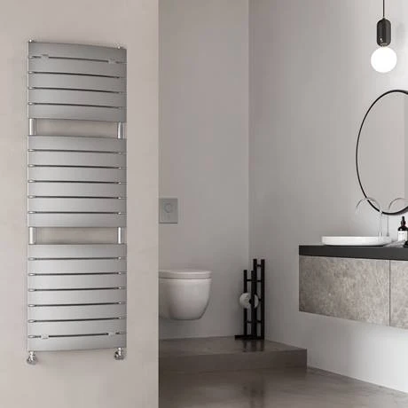 Milan Curved Heated Towel Rail 1512mm x 493mm Chrome 5 Milan Curved Heated Towel Rail 1512mm x 493mm Chrome - Image 3
