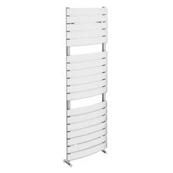 Milan Curved Heated Towel Rail 1512mm x 493mm Chrome