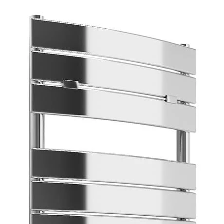 Milan Curved Heated Towel Rail 1213mm x 493mm Chrome 4 Milan Curved Heated Towel Rail 1213mm x 493mm Chrome - Image 2