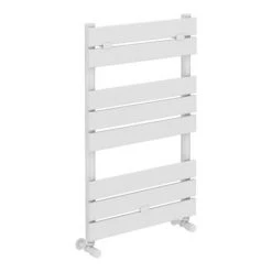Milan White 800 x 490mm Heated Towel Rail 7 Milan White 800 x 490mm Heated Towel Rail -Cheap Bathroom Heating Store RAD20W detail01 460