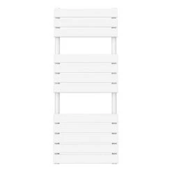 Milan White 1200 x 490mm Heated Towel Rail -Cheap Bathroom Heating Store RAD21W d2 460