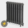 Paladin Shaftsbury 740mm High 7 Section Electric Cast Iron Radiator with 2000w Heating Element -Cheap Bathroom Heating Store SHA746PB1500W P 1
