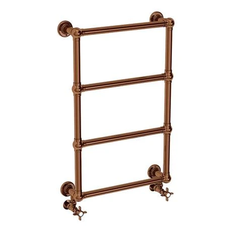 Bloomsbury Copper 498 x 748mm Wall Mounted Towel Rail 4 Bloomsbury Copper 498 x 748mm Wall Mounted Towel Rail - Image 2