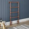 Bloomsbury Copper 598 x 1194mm Floor Mounted Towel Rail