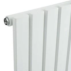 Hudson Reed Sloane 600 x 412mm Horizontal Single Panel Radiator - Anthracite - HLA54 -Cheap Bathroom Heating Store Sloane Single D2 460