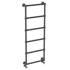 Bloomsbury Black Nickel 1548 x 498mm Wall Mounted Towel Rail