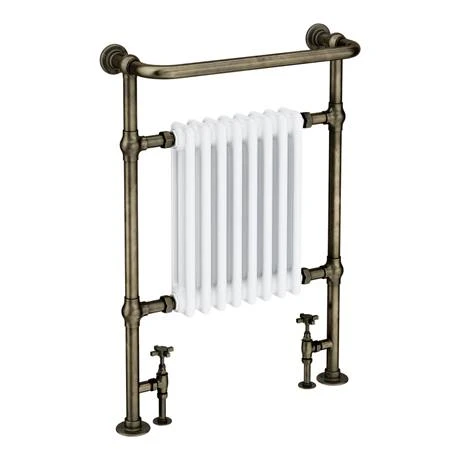 Chatsworth Savoy Old English Brass Traditional Heated Towel Rail Radiator 4 Chatsworth Savoy Old English Brass Traditional Heated Towel Rail Radiator - Image 2