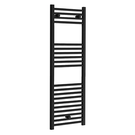Toreno Black W400 x H1200mm Heated Towel Rail - Straight 3 Toreno Black W400 x H1200mm Heated Towel Rail - Straight