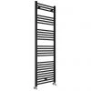 Toreno Black W500 x H1600mm Heated Towel Rail - Straight -Cheap Bathroom Heating Store TRB516 p