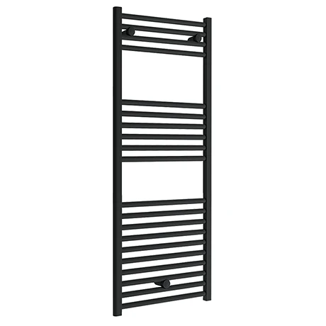Toreno Black W600 x H1200mm Heated Towel Rail - Straight 3 Toreno Black W600 x H1200mm Heated Towel Rail - Straight