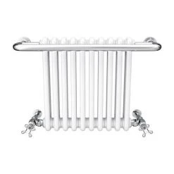 Bromley Traditional Wall Hung Towel Rail Radiator (742 x 492mm) -Cheap Bathroom Heating Store TWMR01 d2 460