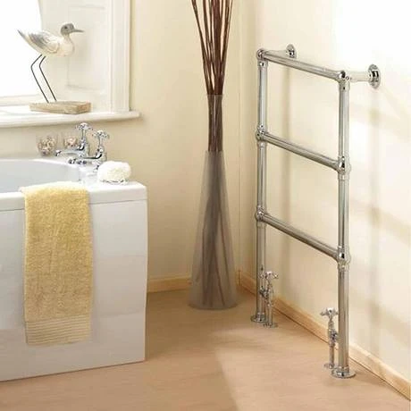 Hudson Reed Traditional Countess Heated Towel Rail - Chrome - HT301 4 Hudson Reed Traditional Countess Heated Towel Rail - Chrome - HT301 - Image 2