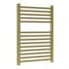 Venice Cubo Heated Towel Rail - Brushed Brass (690 x 500mm) -Cheap Bathroom Heating Store VCTR695BB prod