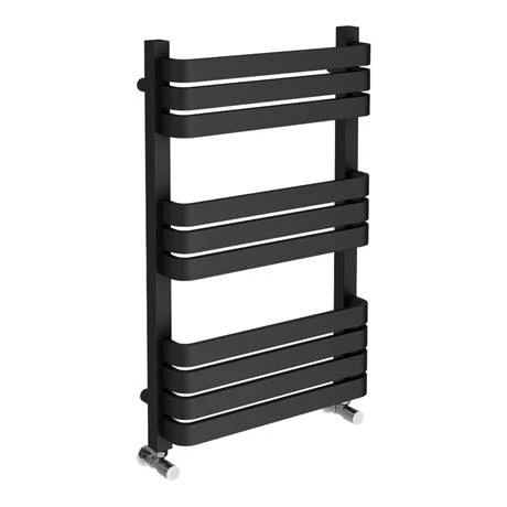 Venice Anthracite 800 x 500 Designer D-Shaped Heated Towel Rail 4 Venice Anthracite 800 x 500 Designer D-Shaped Heated Towel Rail - Image 2