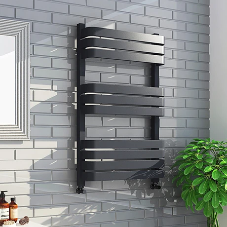 Venice Anthracite 800 x 500 Designer D-Shaped Heated Towel Rail 3 Venice Anthracite 800 x 500 Designer D-Shaped Heated Towel Rail