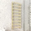 Venice Brushed Brass Designer Heated Towel Rail (500 x 1200mm) -Cheap Bathroom Heating Store VENBB125 prod