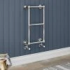 Chatsworth Traditional 700 x 400mm Chrome Cloakroom Towel Rail -Cheap Bathroom Heating Store VP003 P1