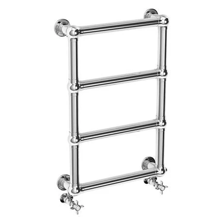 Chatsworth Traditional 748 x 498mm Chrome Heated Towel Rail 4 Chatsworth Traditional 748 x 498mm Chrome Heated Towel Rail - Image 2