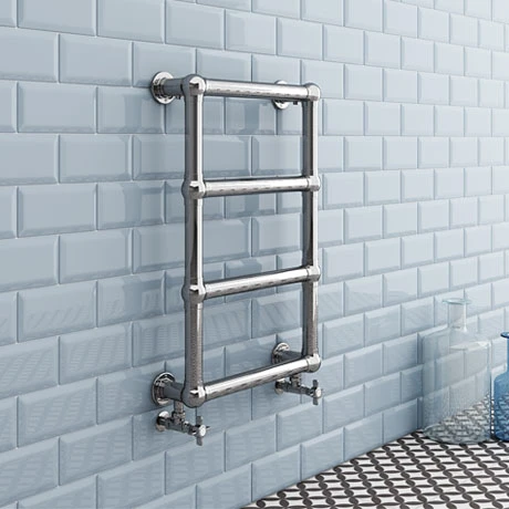 Chatsworth Traditional 748 x 498mm Chrome Heated Towel Rail 3 Chatsworth Traditional 748 x 498mm Chrome Heated Towel Rail