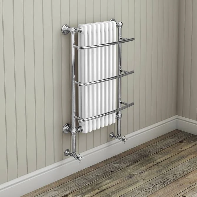 Chatsworth Yale Traditional Wall Hung Towel Rail Radiator (630 x 1000mm) 3 Chatsworth Yale Traditional Wall Hung Towel Rail Radiator (630 x 1000mm)